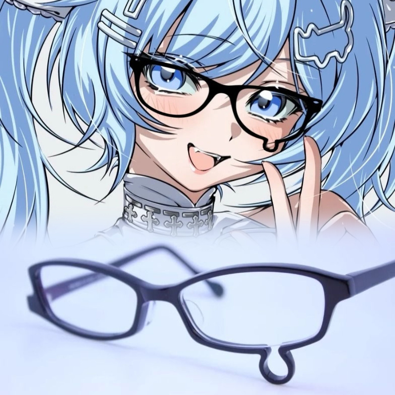 Jewelry Making Glasses - アニメ Y2K コスプレメガネレンズなしユニセックスティアドロップ眼鏡眼鏡眼鏡ジュエリーコスチュームアクセサリー飾りギフト