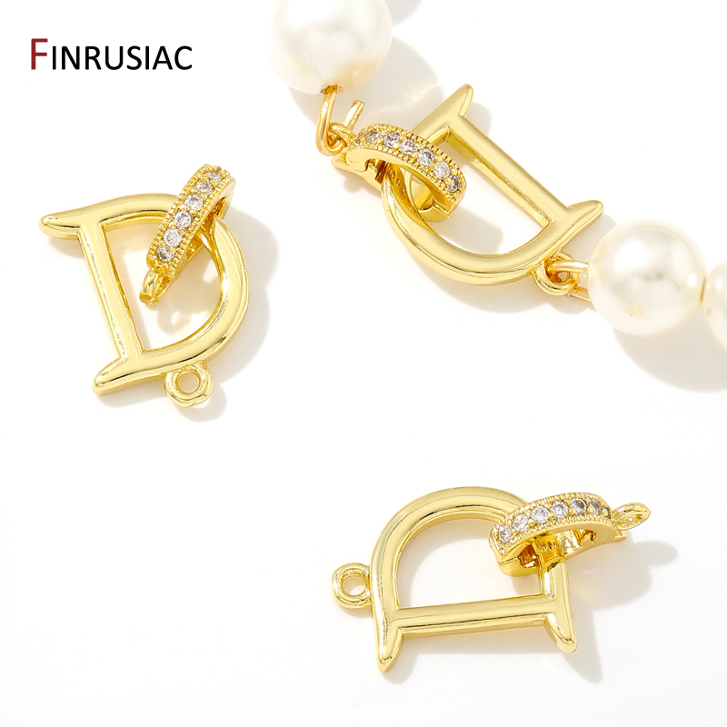 Jewelry Making Basics - ブレスレットロック用18K金メッキ真鍮ファスナー、クラスプアクセサリー、DIY裁縫ビーズ、ジュエリー作り