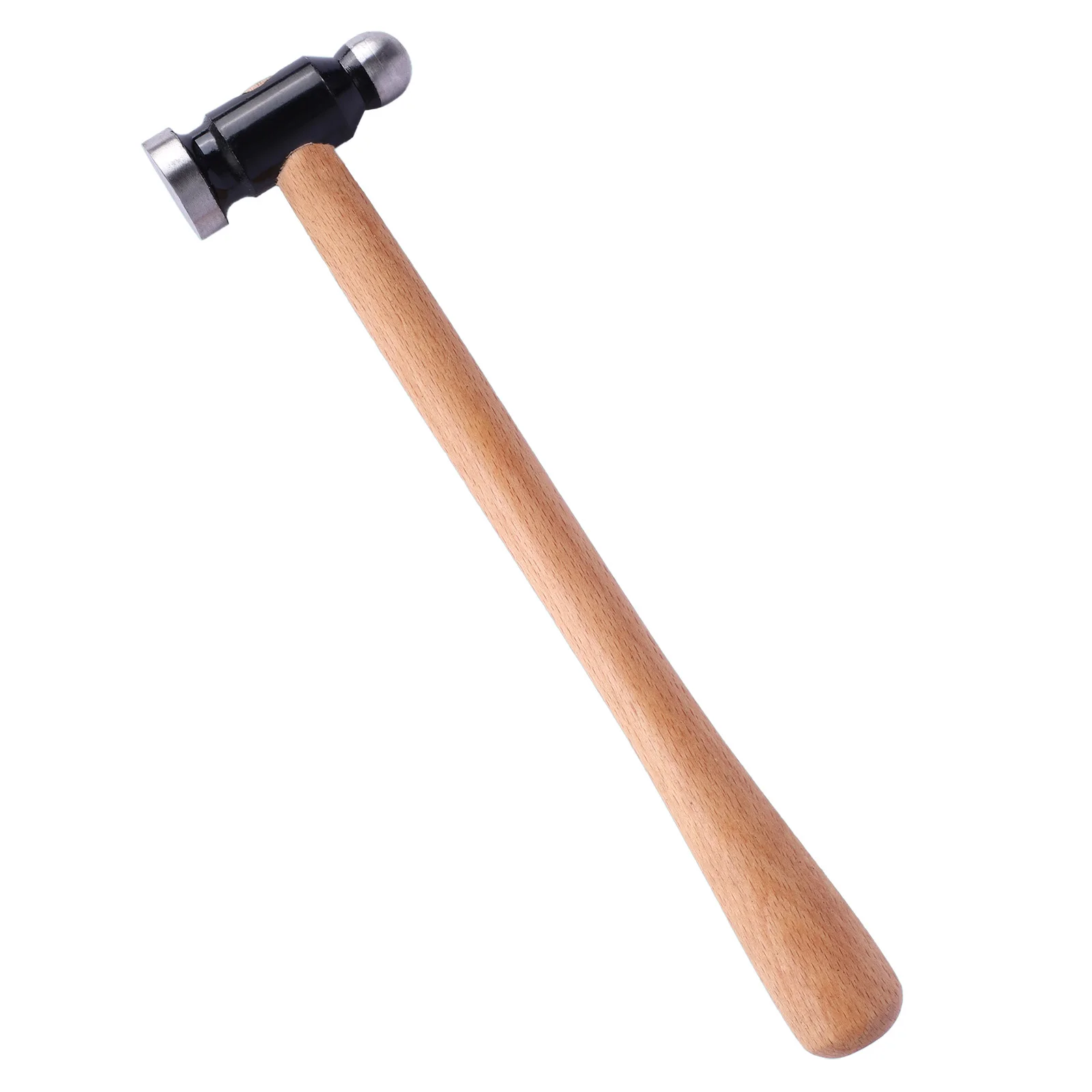 Jewelry Making Hammer - ジュエリー作り用の丸い頭を備えた小さなハンマー、追跡ハンマー、木製ハンドル槌、DIYクラフトツール