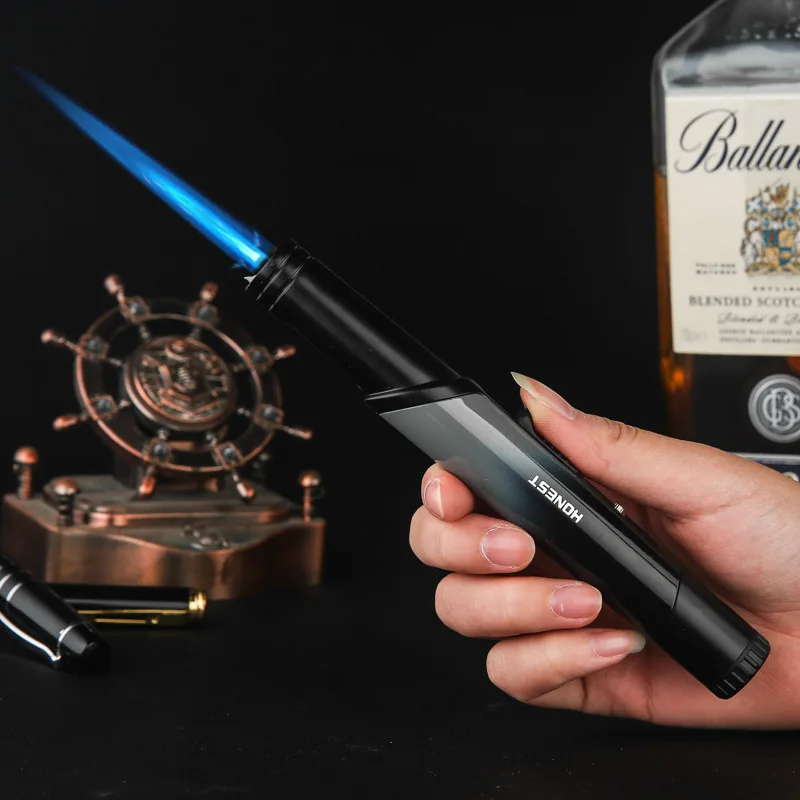 Jewelry Making Torch - HONEST クリエイティブメタルペン型ガスライター 1300 ℃ 高温トーチ メンズ