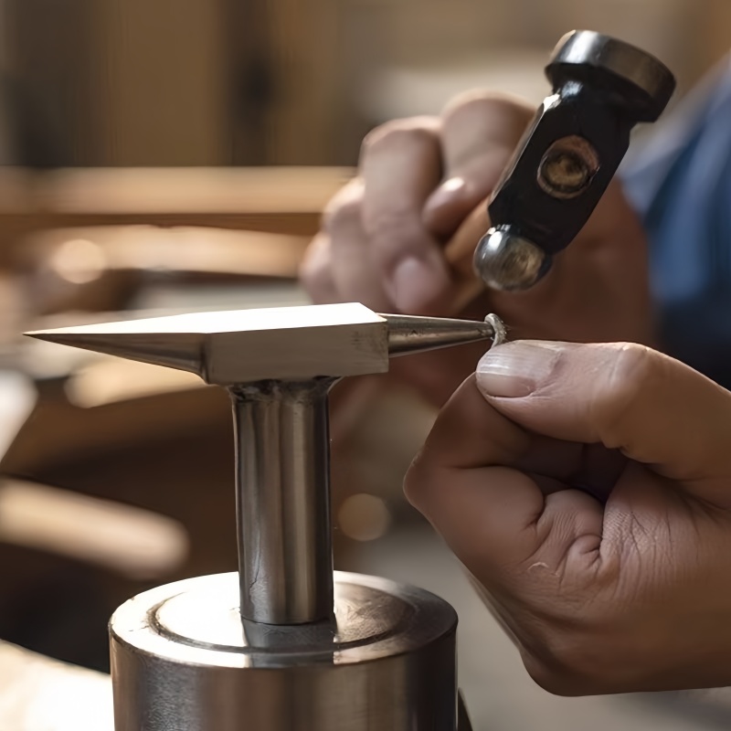 Jewelry Making Hammer - プロ用ホーンアンビルジュエリー製作ベンチブロック、金銀銅リング成形、金属工芸DIYツール