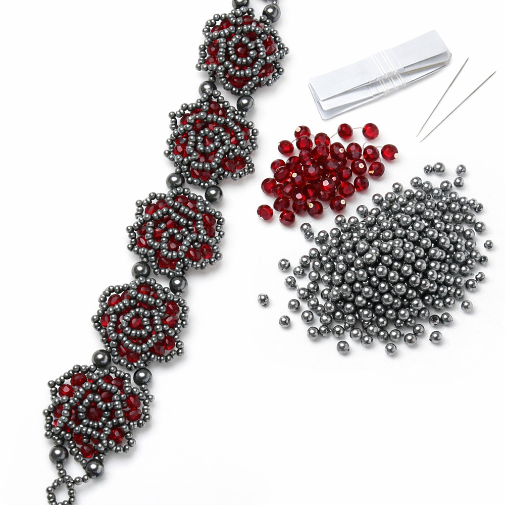 Jewelry Making Party For Adults - 大人向けDIYジュエリーブレスレット作成キット - 高品質ビーズ、糸、クラフト用ツールがすべて揃ったオールインワンセット