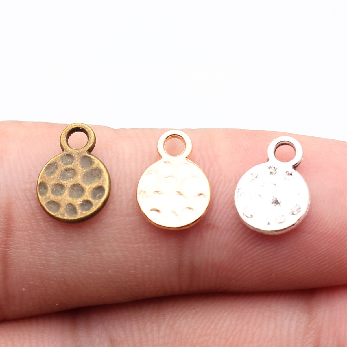Jewelry Making Hammer - WYSIWYG 40個 11x8mm 3色 アンティークブロンズカラー アンティークシルバーカラー