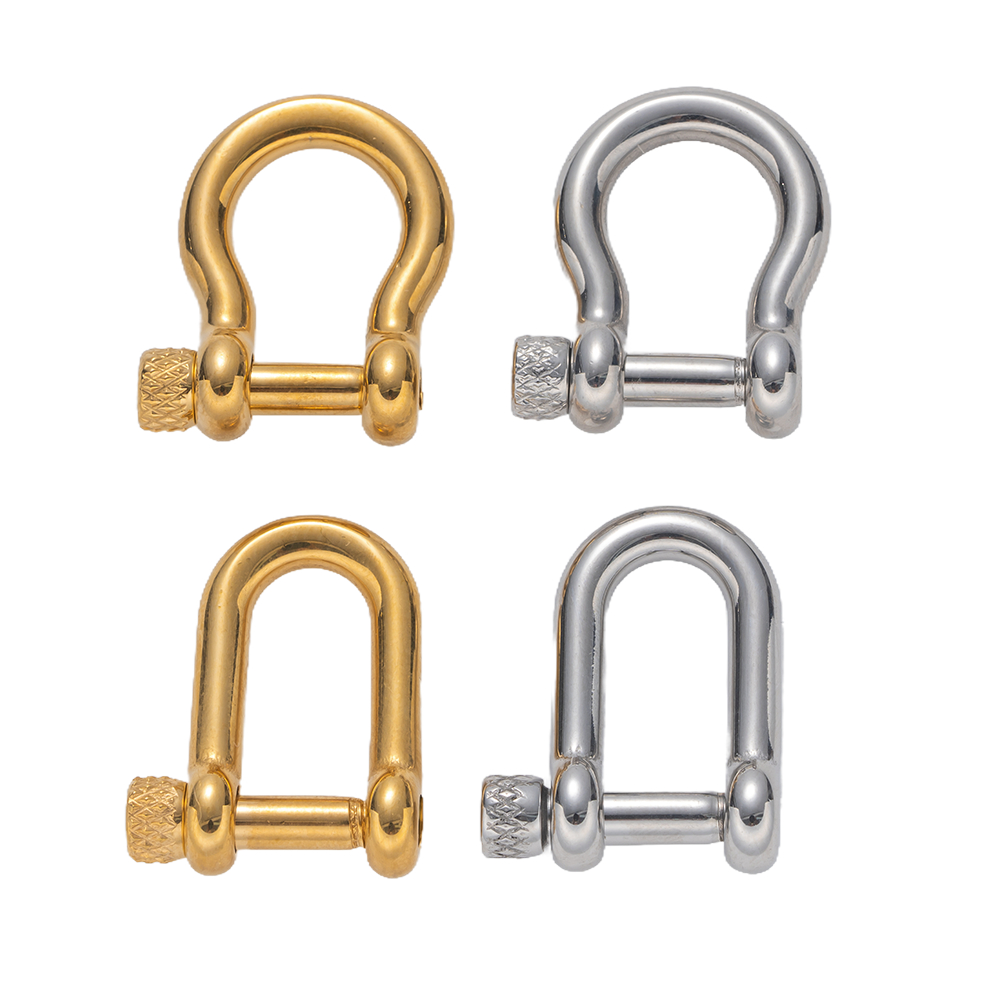 1 個 304 ステンレス鋼 D リングアンカーシャックルク - Jewelry Making Basics のレビューと価格