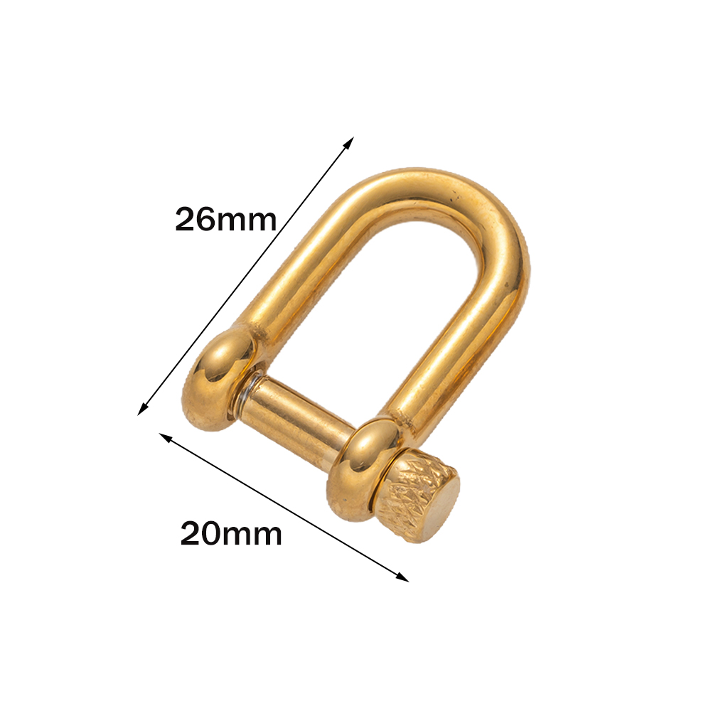 1 個 304 ステンレス鋼 D リングアンカーシャックルク - Jewelry Making Basics のレビューと価格