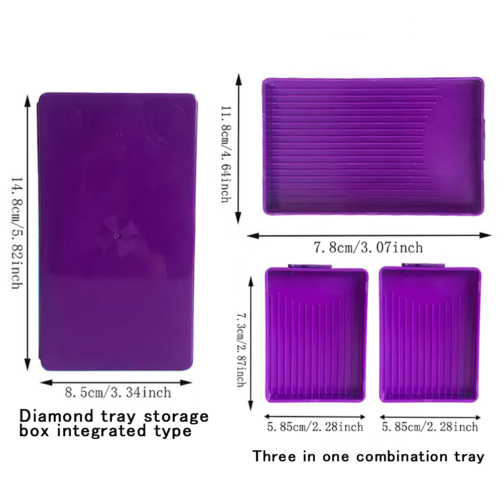 蓋付きダイヤモンドペインティングトレイ、積み重ね可能な収納樹 - Bead Organizer Tray のレビューと価格