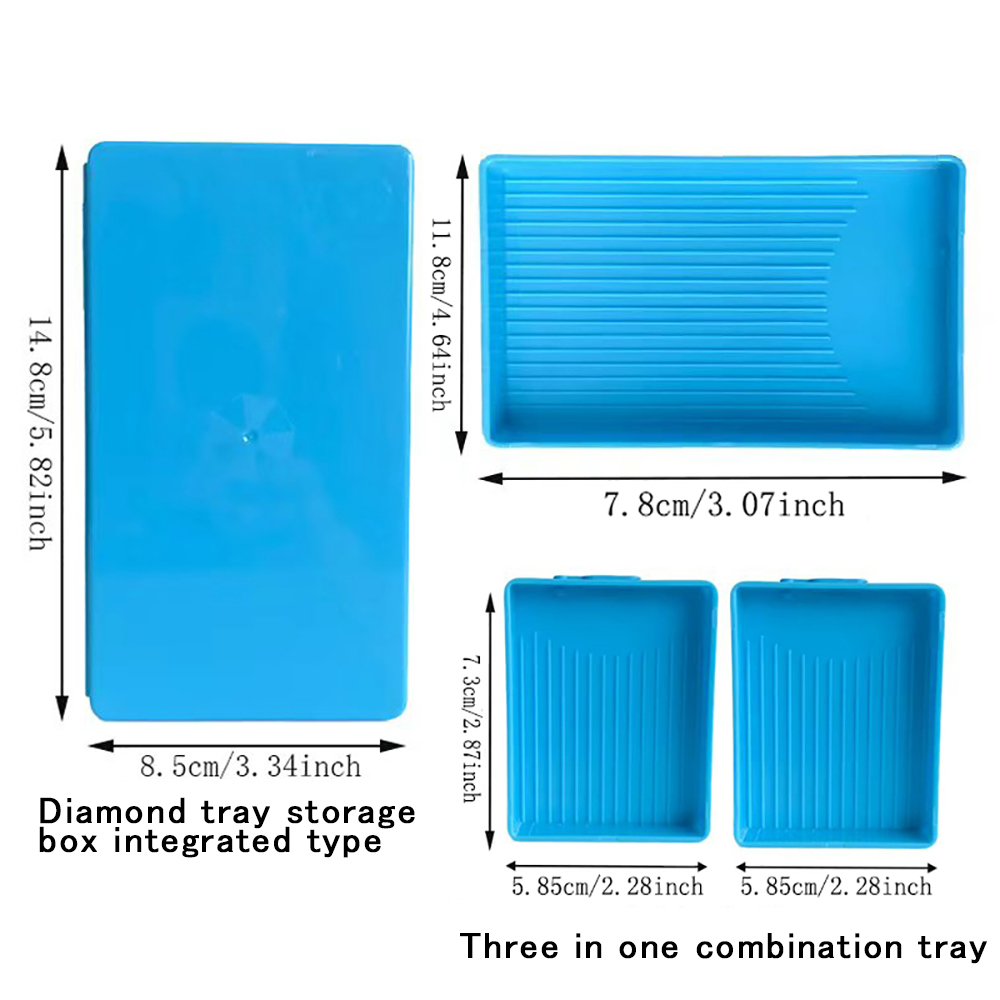 蓋付きダイヤモンドペインティングトレイ、積み重ね可能な収納樹 - Bead Organizer Tray のレビューと価格