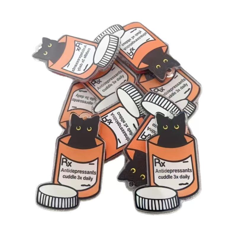 10個のアクリル製薬用猫ペンダント、DIYジュエリー作り用イ - Jewelry Making Accessories のレビューと価格