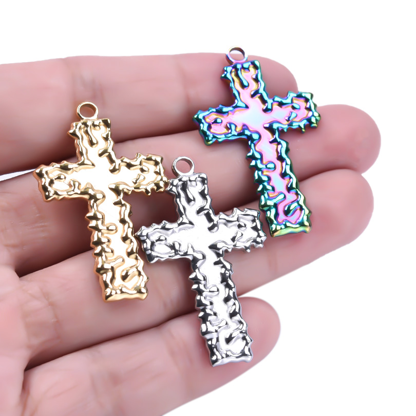 ステンレス鋼のクロスペンダント,色のペンダント,ファッショナ - Jewelry Making For Seniors のレビューと価格