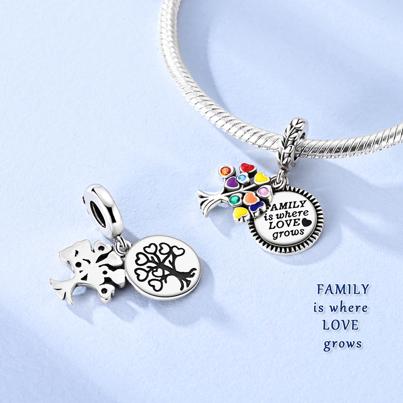 美しい925スターリングシルバーのグリーンツリーオブライフチ - Jewelry Making Guide のレビューと価格
