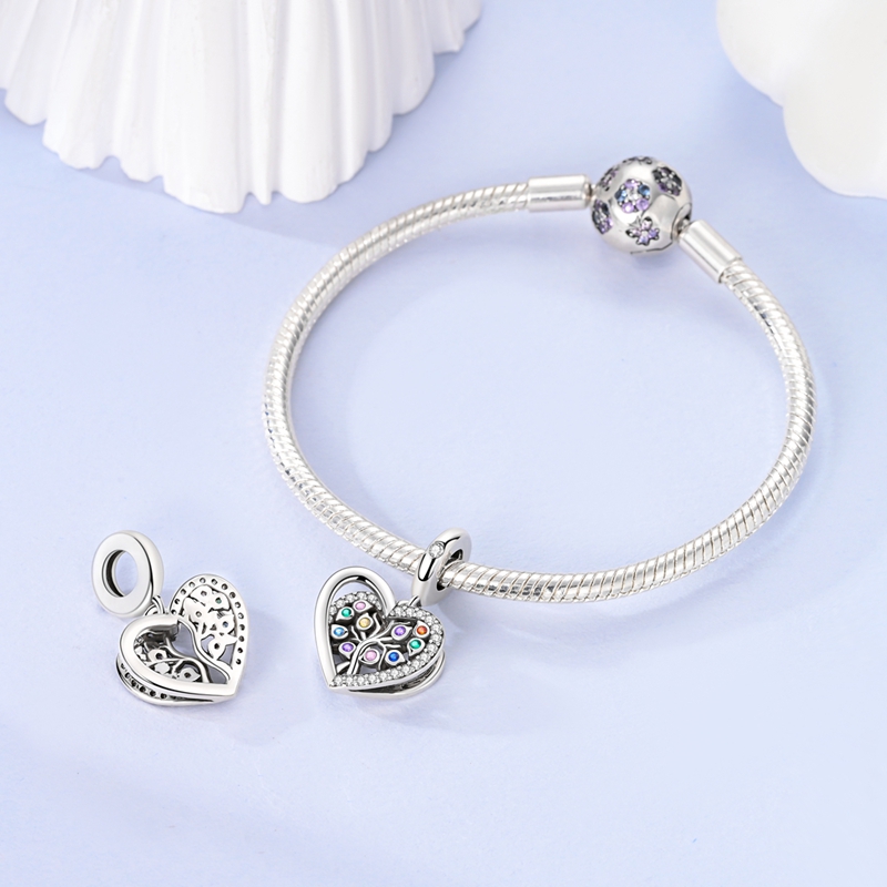 美しい925スターリングシルバーのグリーンツリーオブライフチ - Jewelry Making Guide のレビューと価格