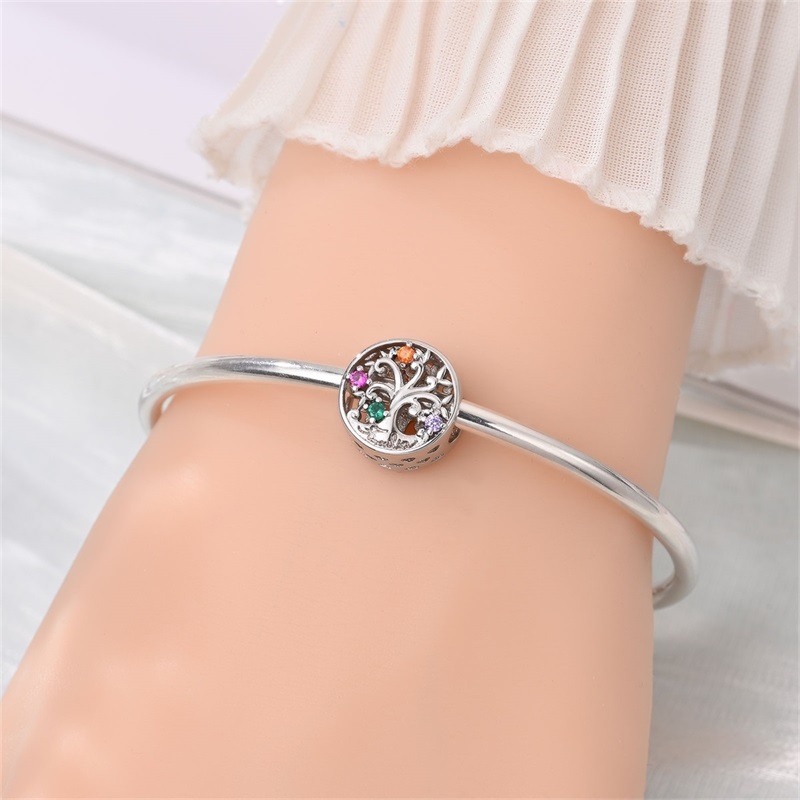 美しい925スターリングシルバーのグリーンツリーオブライフチ - Jewelry Making Guide のレビューと価格