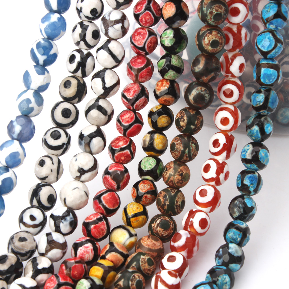 8 ミリメートル/ストリング天然石ファセット瑪瑙ラウンドビー - Jewelry Making Stones のレビューと価格