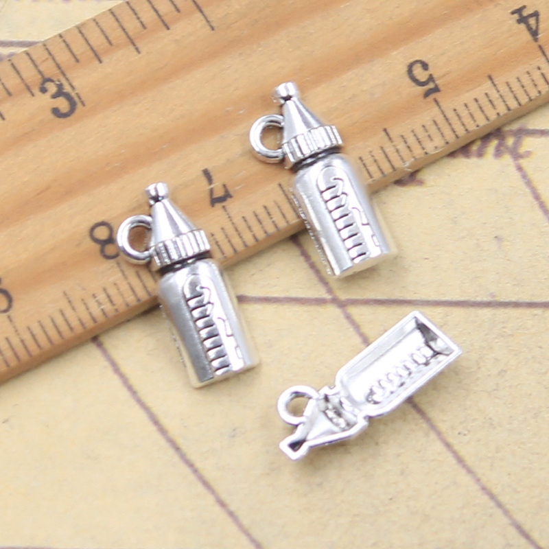 30 個チャーム哺乳瓶哺乳瓶 17 × 8 ミリメートルアン - Jewelry Making 3 Year Old のレビューと価格
