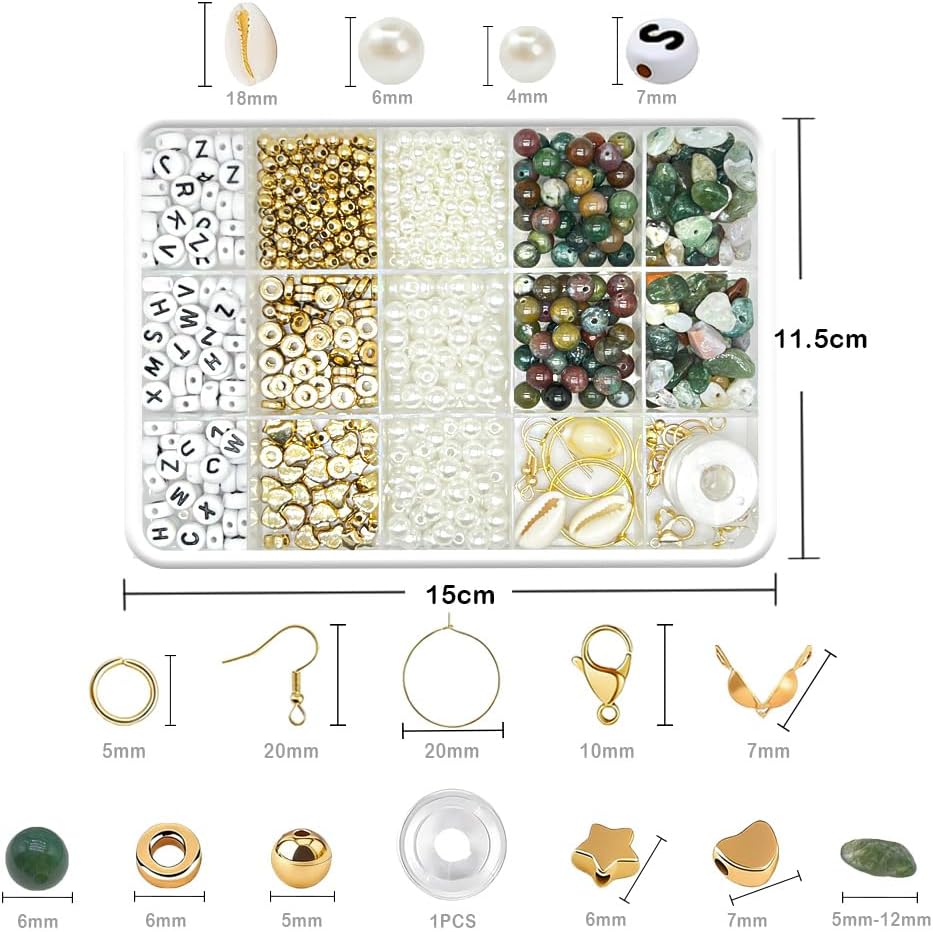 ジュエリー作成用品キット 天然石ビーズ インド瑪瑙宝石 DI - Jewelry Making Party For Adults のレビューと価格