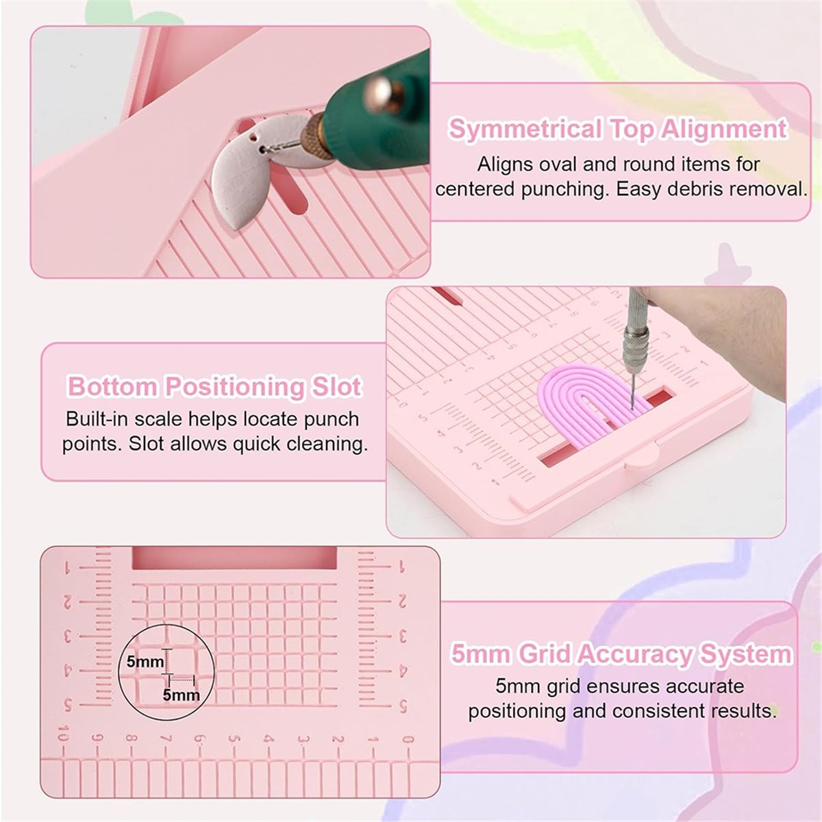 2026年新製品 ポリマークレイイヤリングドリルガイド12個 - Jewelry Making Guide のレビューと価格