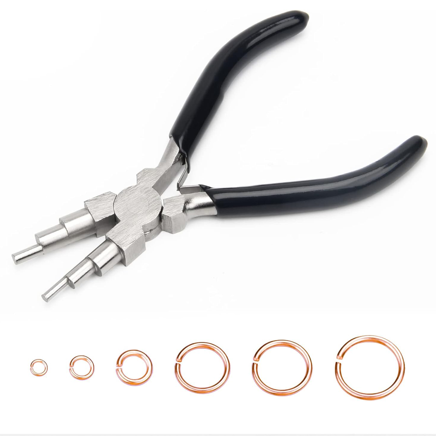 6ステップワイヤー・ループ・プライヤー、滑り止めハンドル付き - Jewelry Making Hammer のレビューと価格
