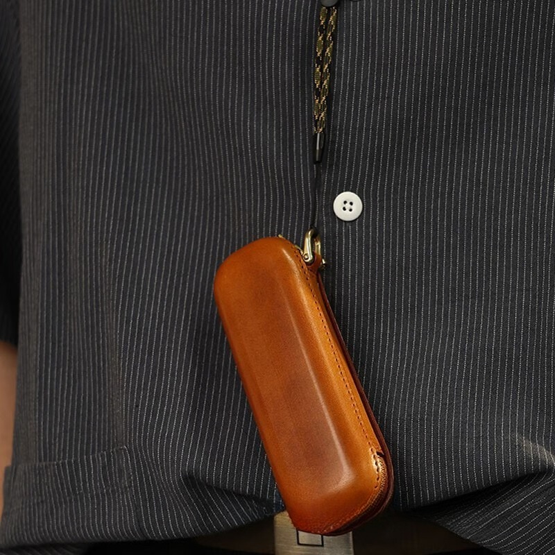 レザーメガネケースレトロポータブルメガネポーチトラベルサング - Jewelry Making Glasses のレビューと価格