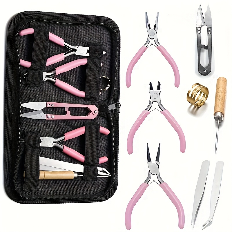 1セットのシニア向けジュエリー製作ツールセット、丸いノーズペ - Jewelry Making For Seniors のレビューと価格