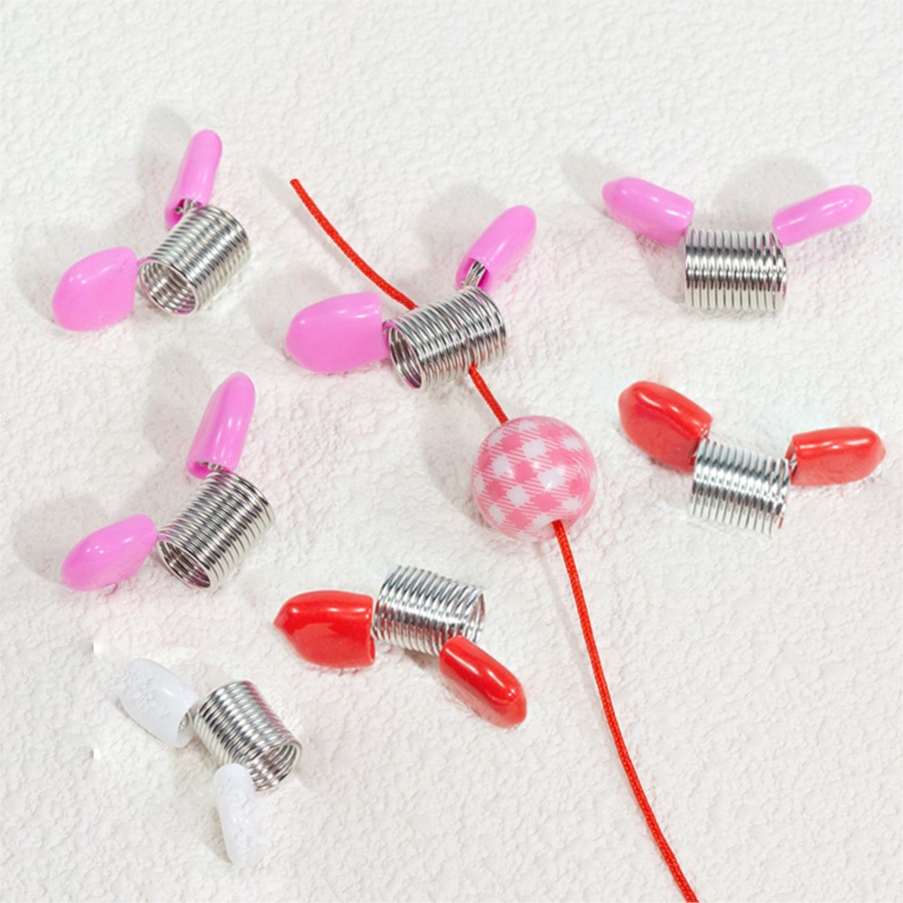 5 個のスプリングビーズクランプクリエイティブワイヤーエンド - Jewelry Making Tutorial のレビューと価格