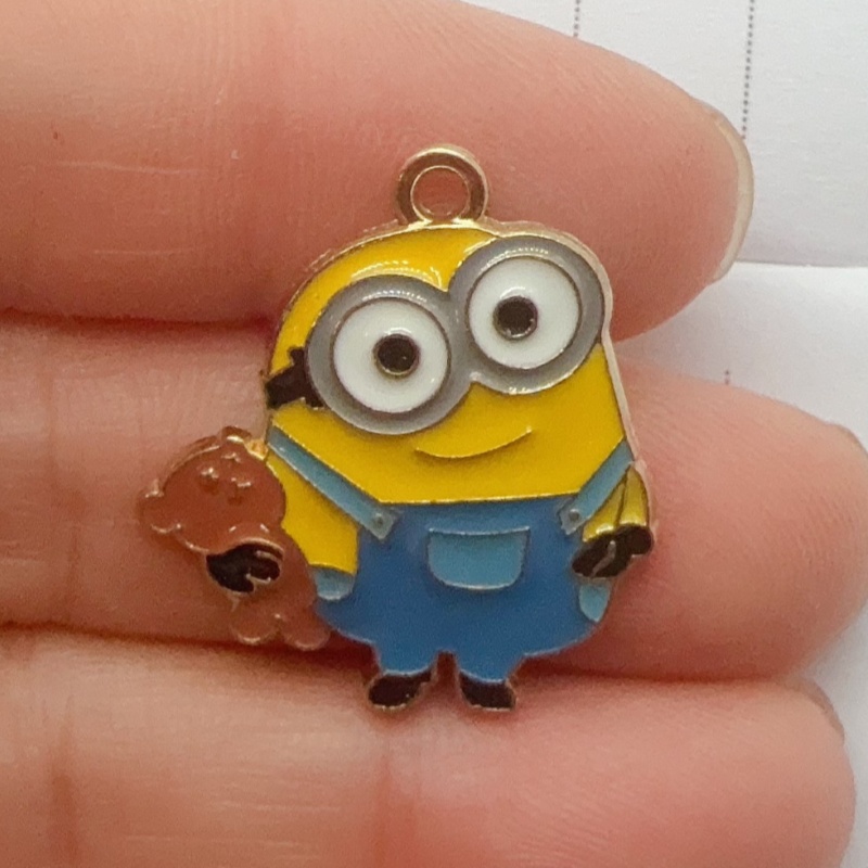 10個入り合金製ドリップオイル漫画ペンダント、DIYジュエリ - Jewelry Making Accessories のレビューと価格