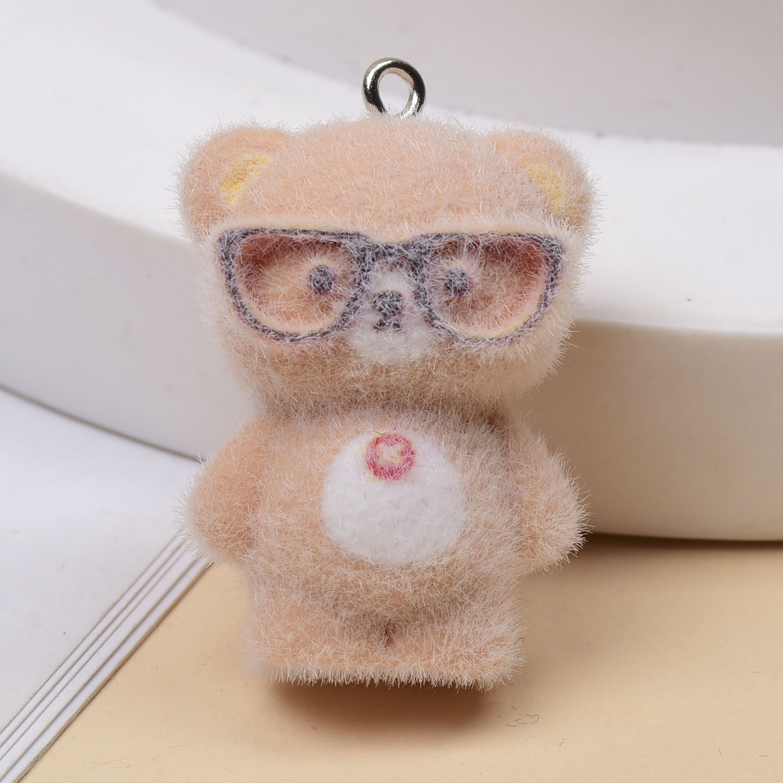 3個入り 3Dフロッキングメガネ リトルベアチャーム 漫画風 - Jewelry Making Glasses のレビューと価格