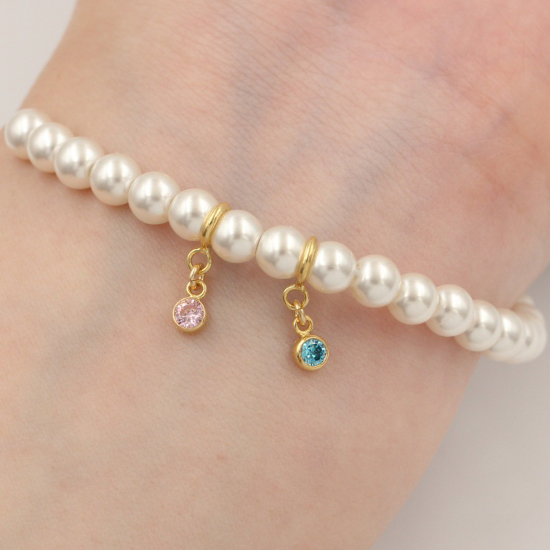 14Kゴールドフィルド スプリングリングクラスプ 誕生石CZ - Jewelry Making Stones のレビューと価格