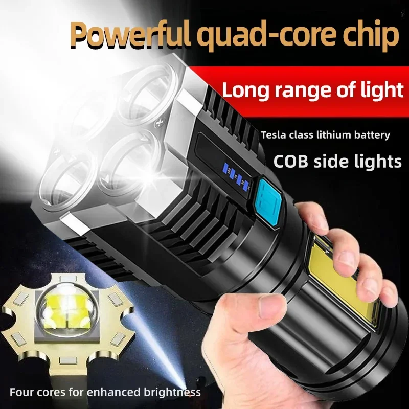 ハイパワー LED 懐中電灯キャンプトーチ 4 ランプビーズ - Jewelry Making Torch のレビューと価格
