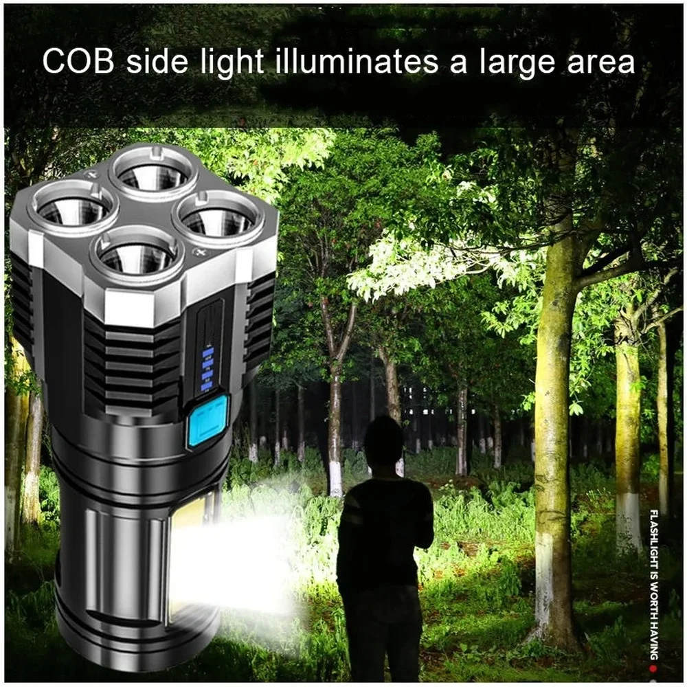 ハイパワー LED 懐中電灯キャンプトーチ 4 ランプビーズ - Jewelry Making Torch のレビューと価格