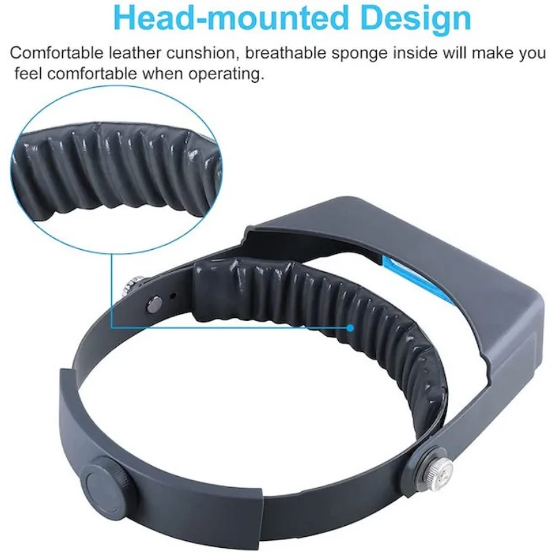 Tungfull ヘッドバンド拡大鏡ヘッドマウントハンズフリ - Jewelry Making Glasses のレビューと価格
