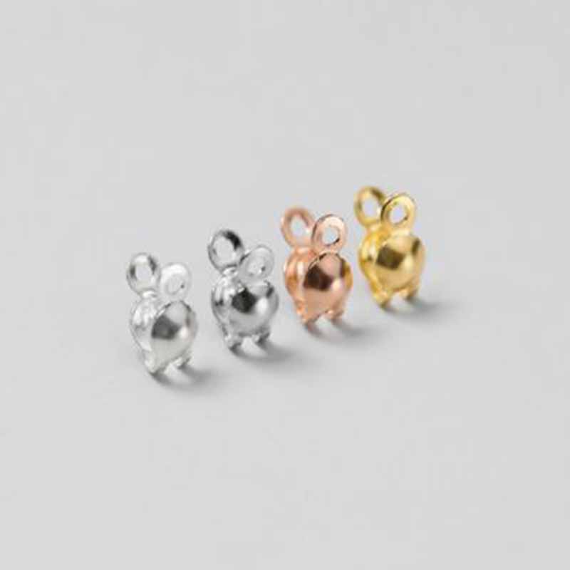 4個入り 本物の純銀925製 クロージャーエンドビーズ クラ - Jewelry Making Basics のレビューと価格