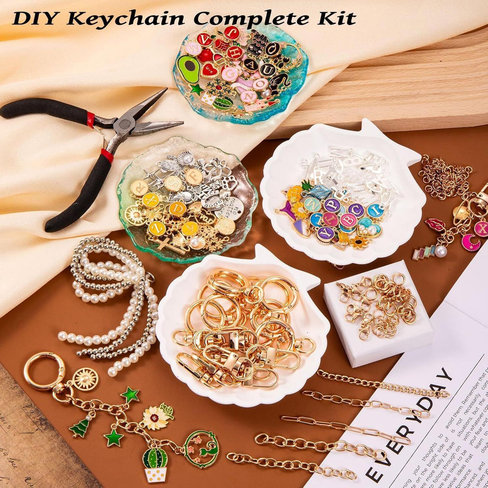 325個入り バッグチャームキーホルダー作成キット ジュエリ - Jewelry Making Party For Adults のレビューと価格