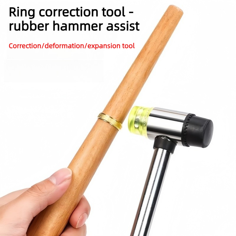 木製リングサイズ調整マンドレル - ジュエリーの成形と修正ツ - Jewelry Making Hammer のレビューと価格