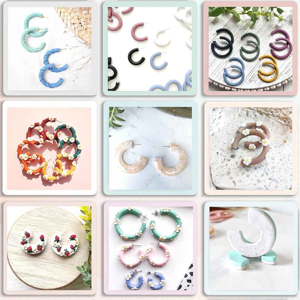 ポリマークレイフープガイド,プラスチックフープ,イヤリングメ - Jewelry Making Guide のレビューと価格