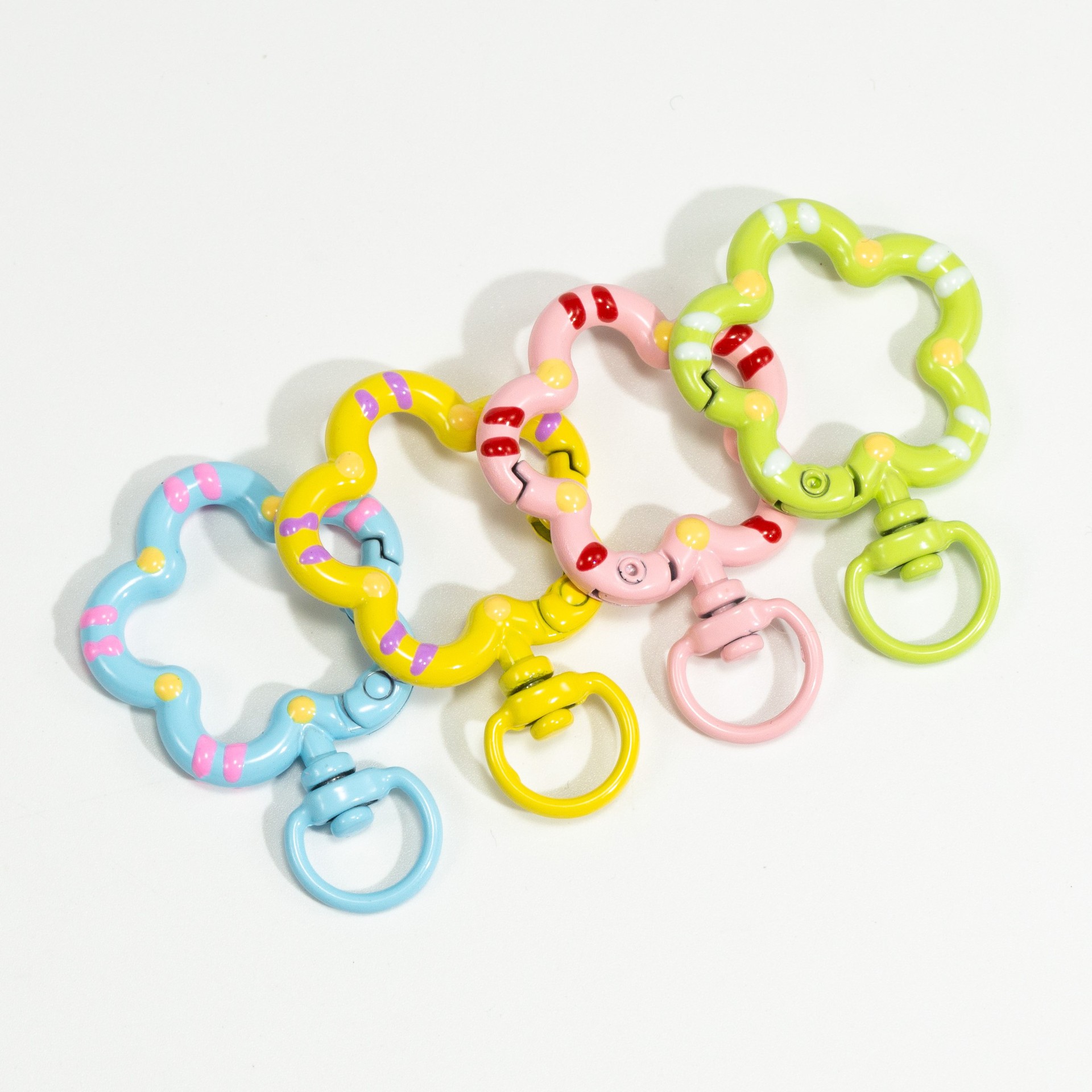 5 個フラワーメタルロブスター爪クラスプスイベルストラップト - Jewelry Making Basics のレビューと価格