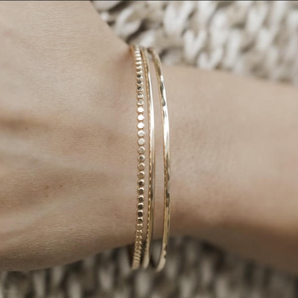 ジュエリー ブレスレット 女性用 バングル ゴールドブレスレ - Jewelry Making Hammer のレビューと価格