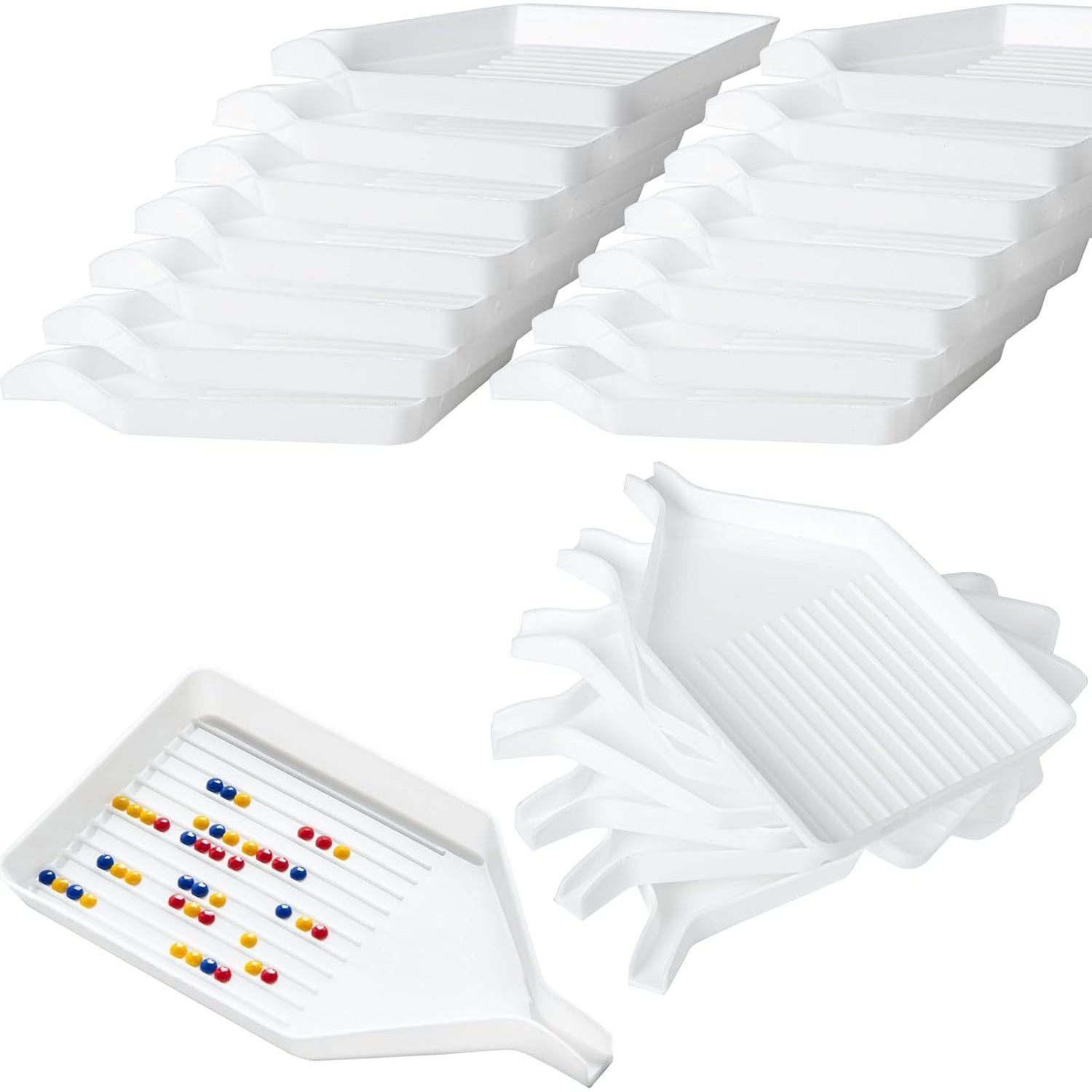 プラスチック製ダイヤモンドペインティングトレイ 22/16/ - Bead Organizer Tray のレビューと価格