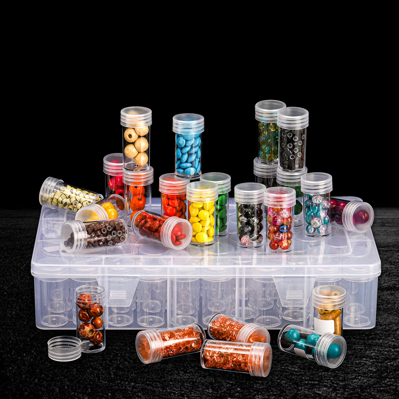1pc 24/30//38/60 スロットプラスチック収納ボ - Bead Organizer Tray のレビューと価格