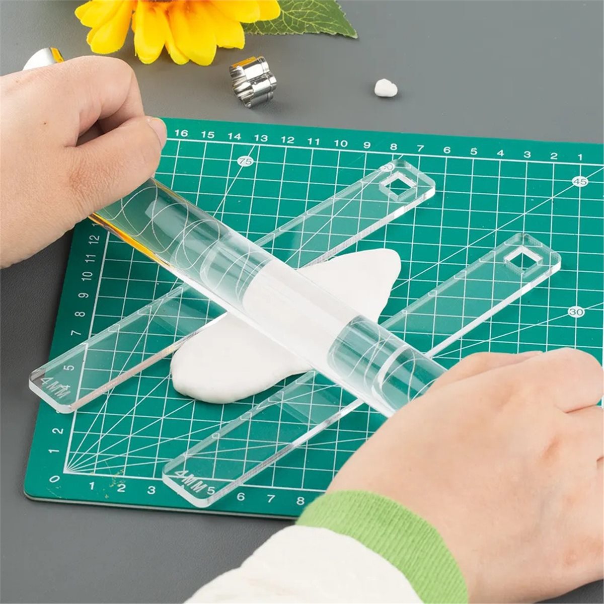 プロモーション~ 12個入り 6サイズ アクリル粘土深さガイ - Jewelry Making Guide のレビューと価格