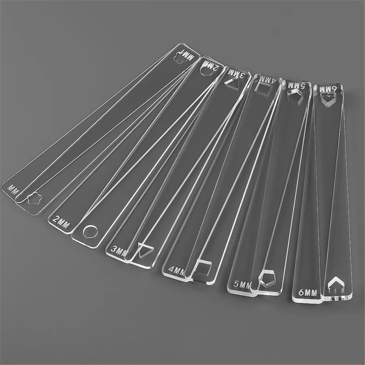 プロモーション~ 12個入り 6サイズ アクリル粘土深さガイ - Jewelry Making Guide のレビューと価格
