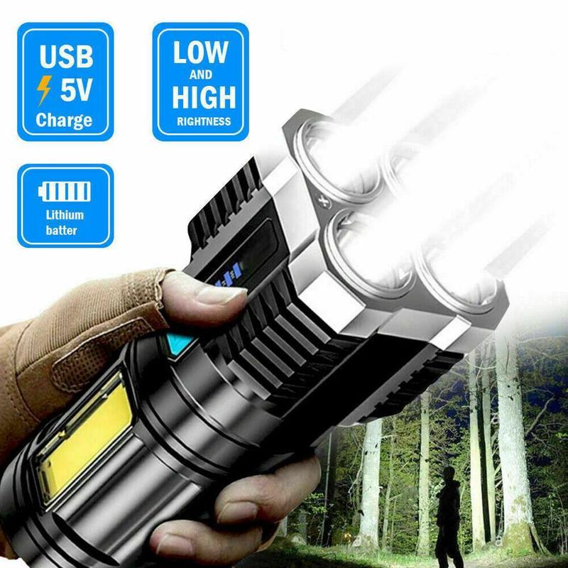 ハイパワーLED懐中電灯 キャンプ用トーチ 4つのランプビー - Jewelry Making Torch のレビューと価格