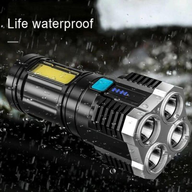ハイパワーLED懐中電灯 キャンプ用トーチ 4つのランプビー - Jewelry Making Torch のレビューと価格