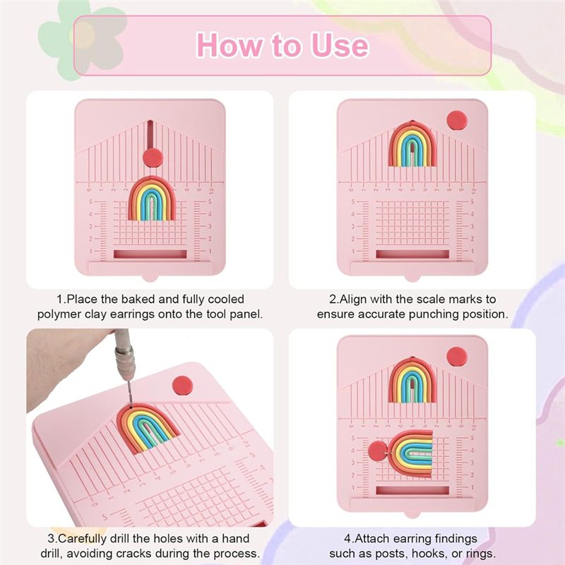 A11E-ポリマークレイイヤリングドリルガイド、集塵ボックス - Jewelry Making Guide のレビューと価格
