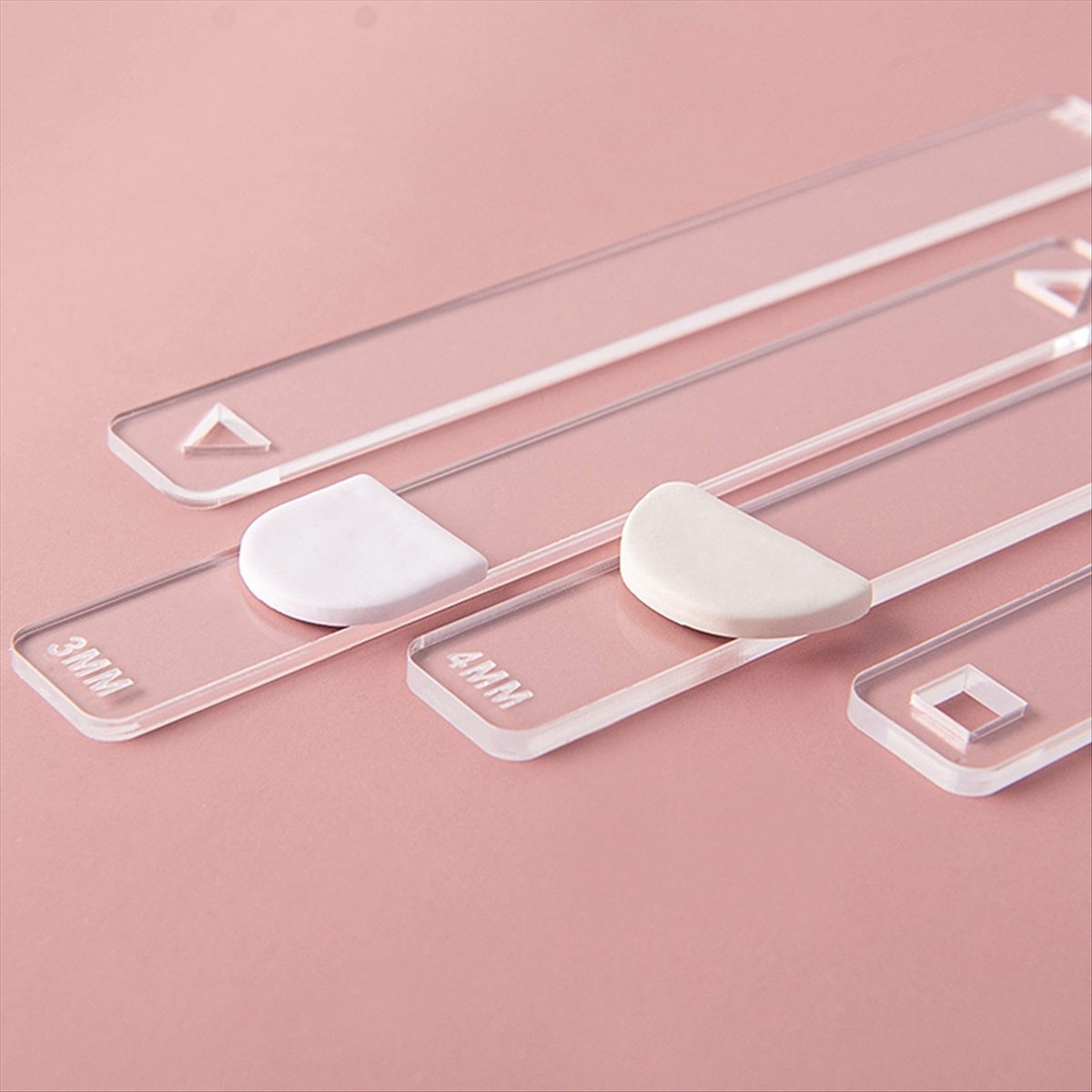 A20I 10 ピース/セット粘土定規アクリルソフト陶器ポリ - Jewelry Making Guide のレビューと価格