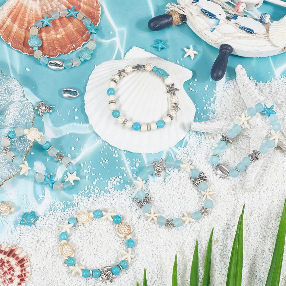 2600個入り/箱 24グリッド オーシャンビーチ ポリマー - Jewelry Making Party For Adults のレビューと価格