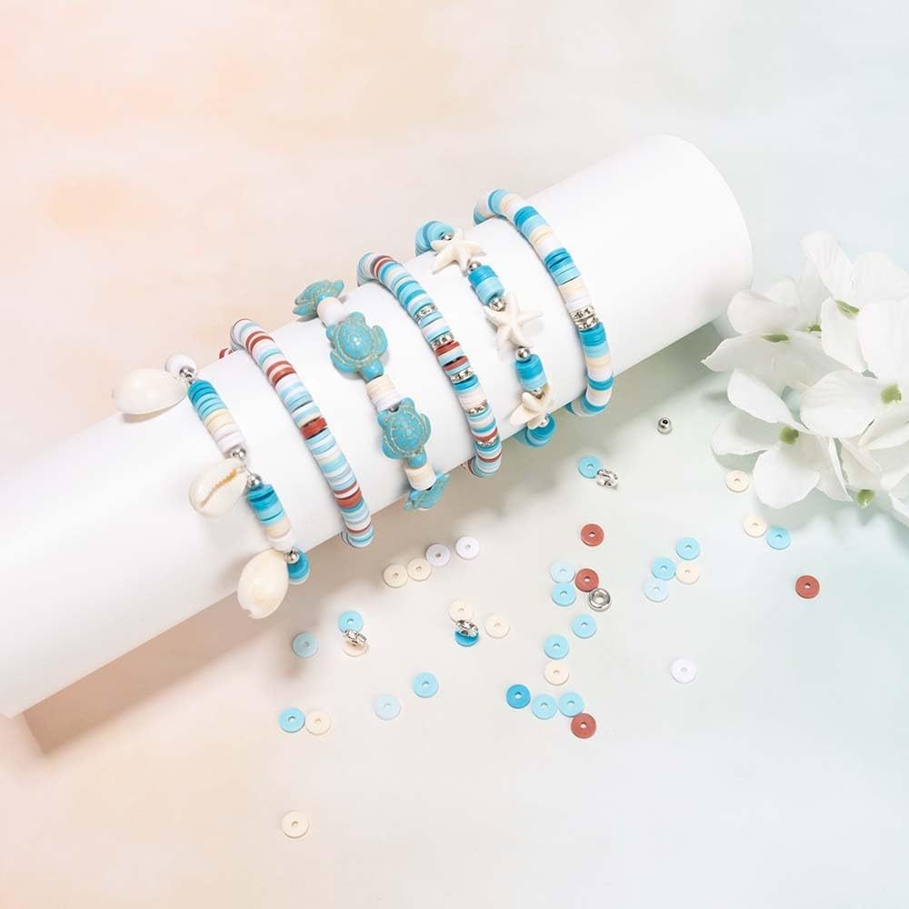 2600個入り/箱 24グリッド オーシャンビーチ ポリマー - Jewelry Making Party For Adults のレビューと価格