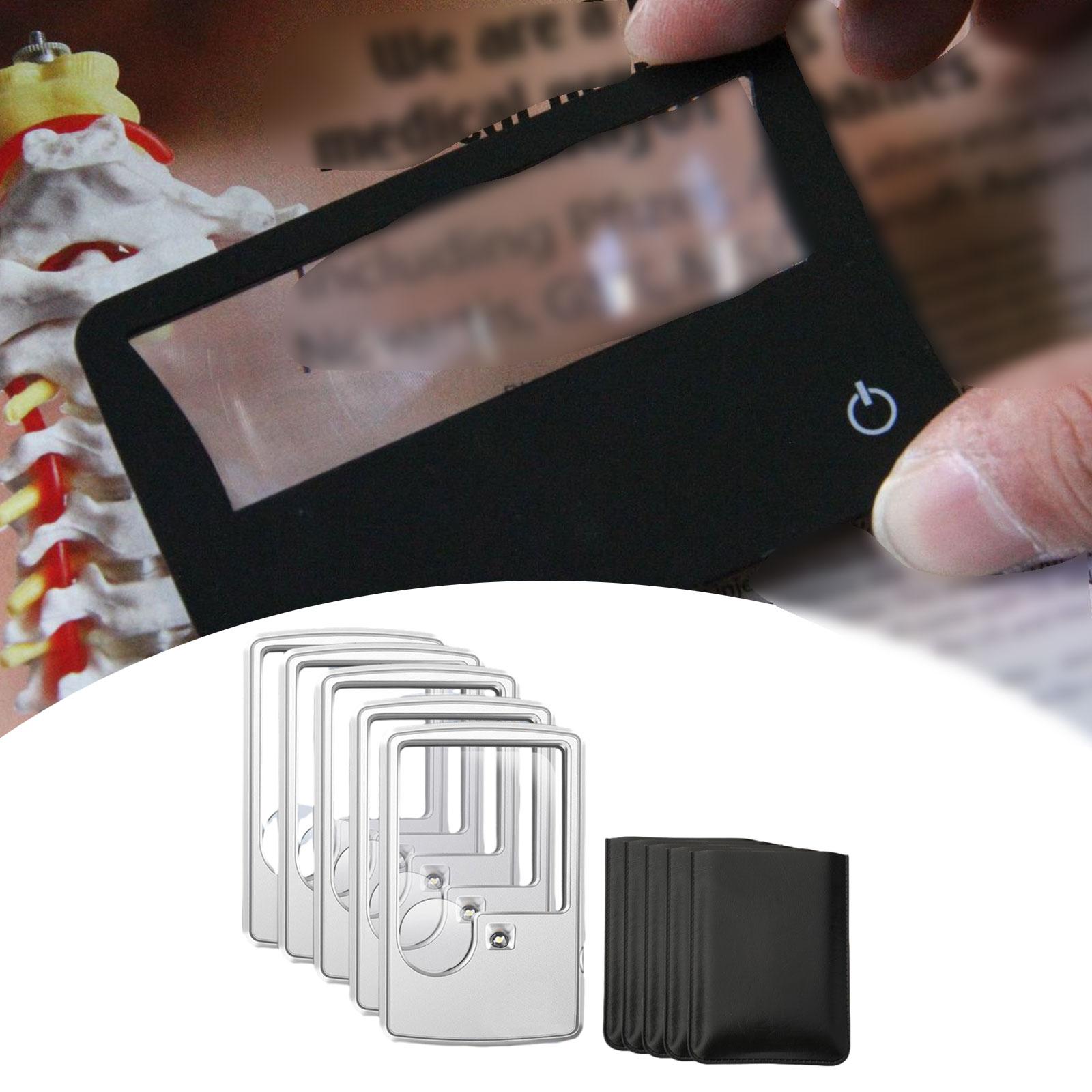 虫眼鏡 ダブル倍率 カード型拡大鏡 ジュエリー作成用 低視覚 - Jewelry Making For Seniors のレビューと価格