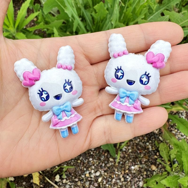 45mm漫画たまごっち両面印刷中空ビーズ、携帯電話バッグチェ - Jewelry Making Accessories のレビューと価格