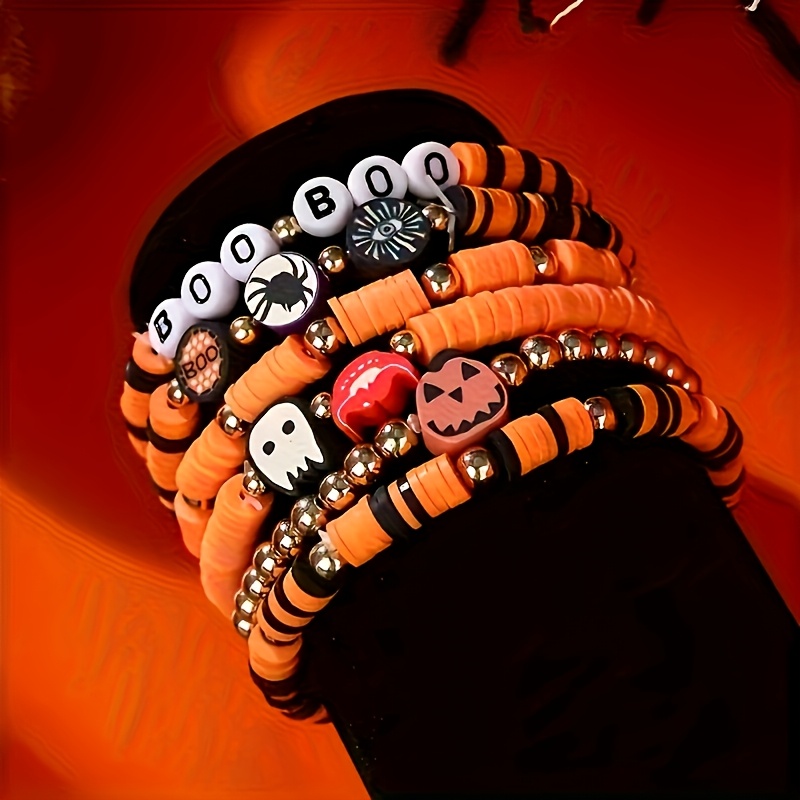 2700個、ハロウィンカラーの丸ビーズ、ソフト陶器スカルレタ - Bead Organizer Tray のレビューと価格
