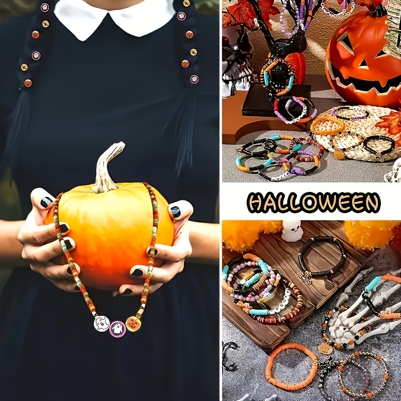 2700個、ハロウィンカラーの丸ビーズ、ソフト陶器スカルレタ - Bead Organizer Tray のレビューと価格